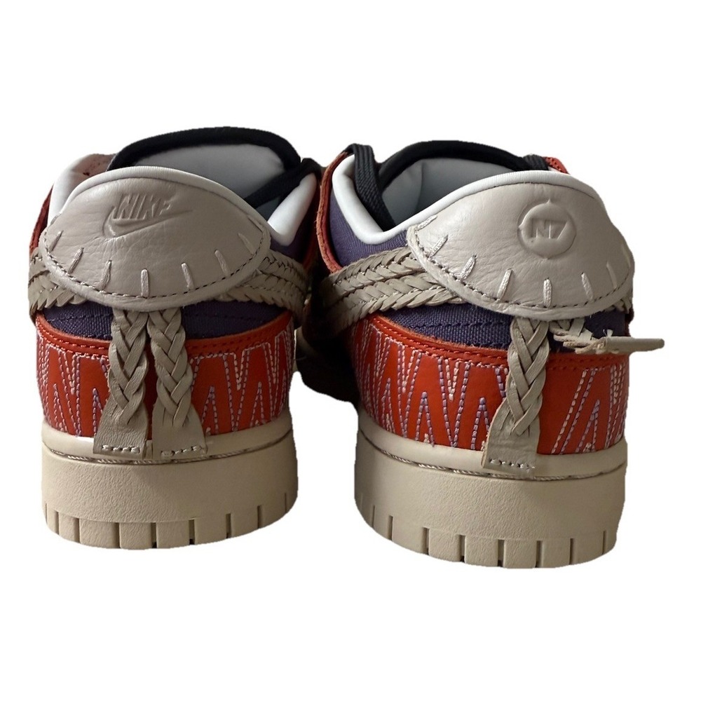 Nike By You Dunk Low White Red Multicolor | DJ3210-991 Men's Size 12 - Picture 2 of 5